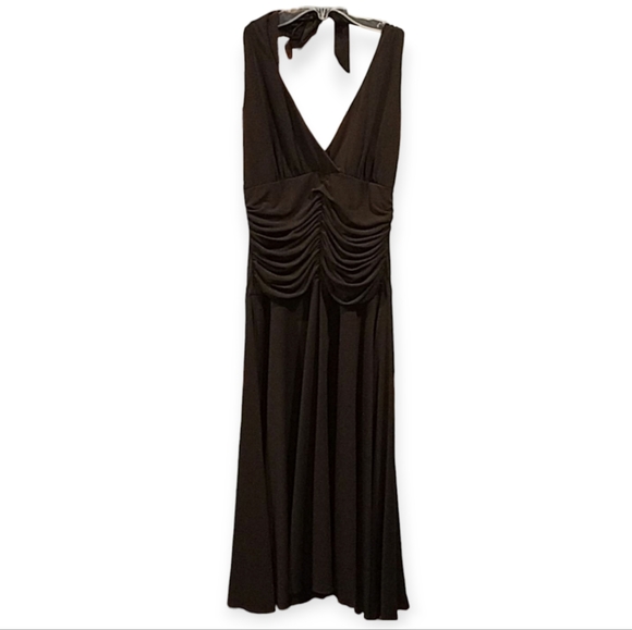 Speechless Junior's Size Medium Dress Brown Halter Tie - Picture 1 of 8
